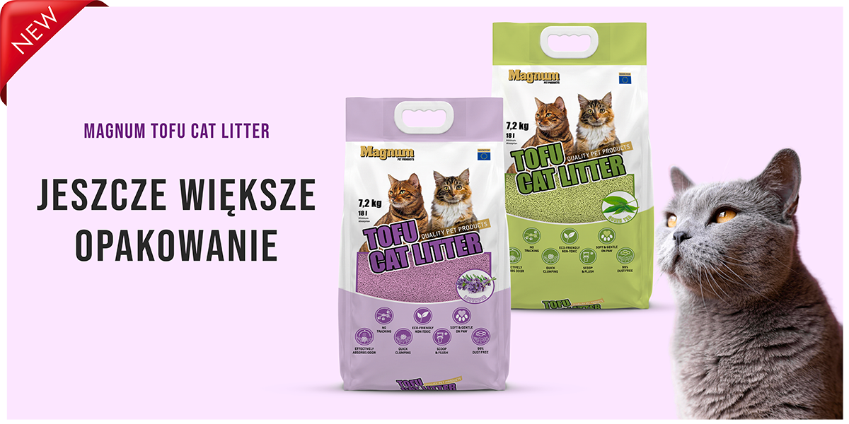 Magnum – żwirek dla kotów, 18 litrów