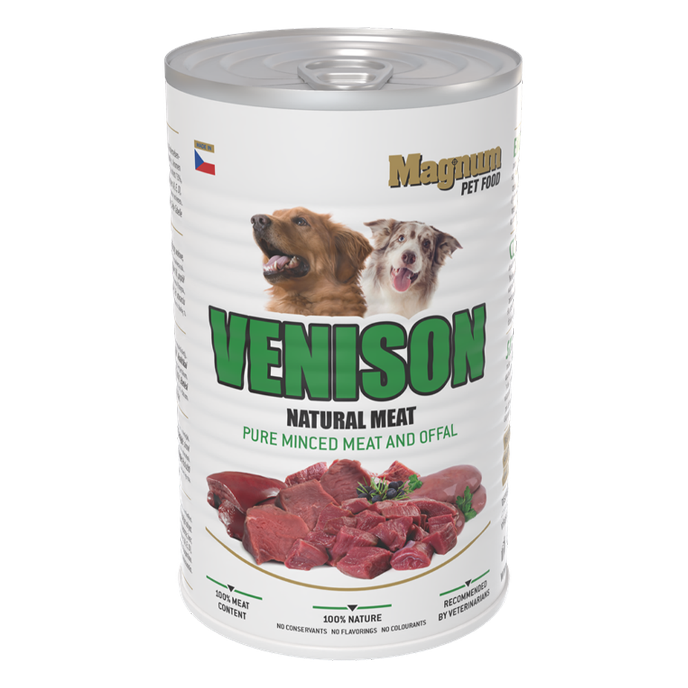 Magnum Dog Food Natural Vension Meat dog