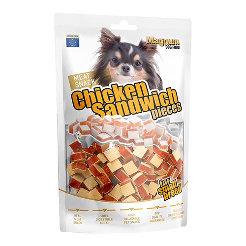 Magnum Dog Food Chicken Sandwich Pieces