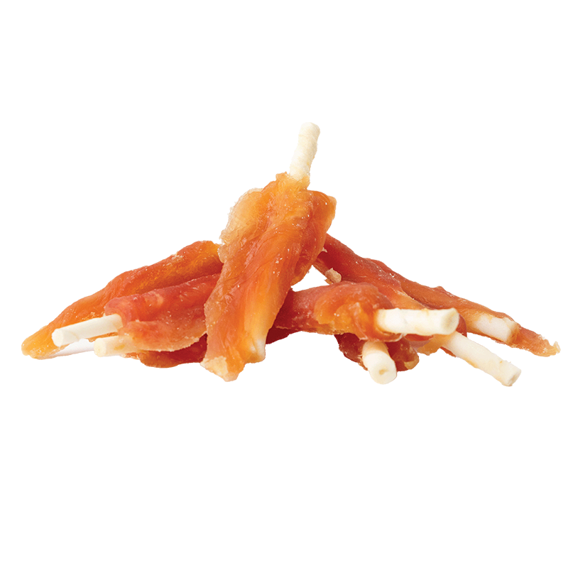 Detail maškrty Chicken Breast on Rawhide Stick 250g