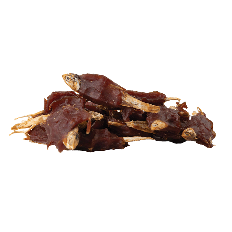 Detail maškrty Magnum Fish with Duck Wrap 250g
