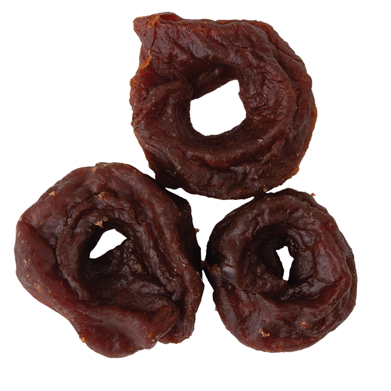 Detail maškrty Duck Rings Soft 80g
