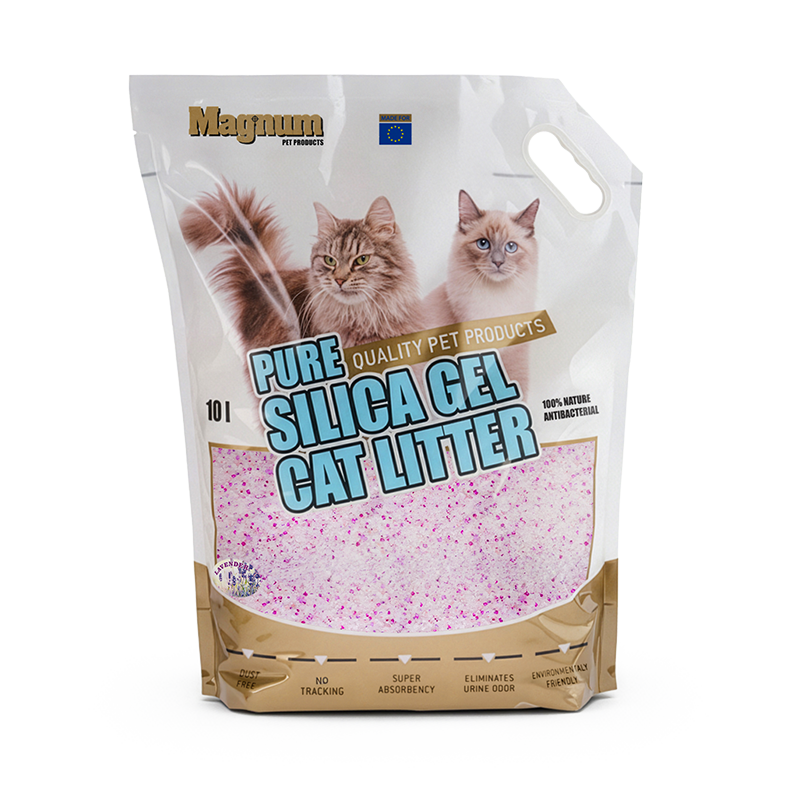 Magnum Pure Silica Gel Cat Litter Levander 10 l