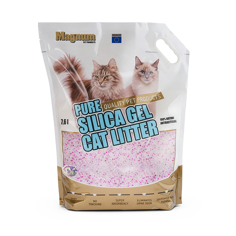 Magnum Pure Silica Gel Cat Litter Levander 7,6 l