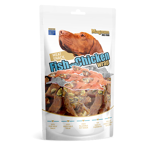 Magnum Dog Food Fish with Chicken Wrap